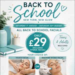 Back to school facial treatment